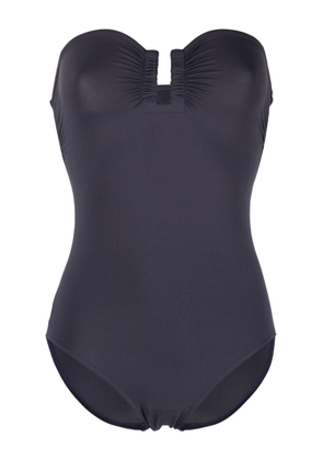ERES ruched cut-out one-piece - Blue