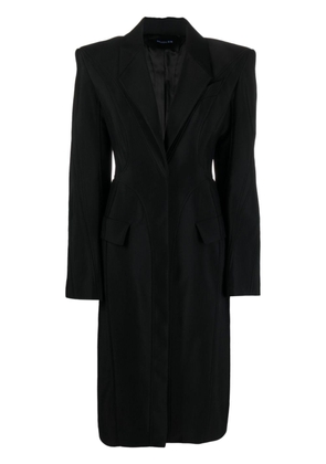 Mugler wool-blend coat - Black