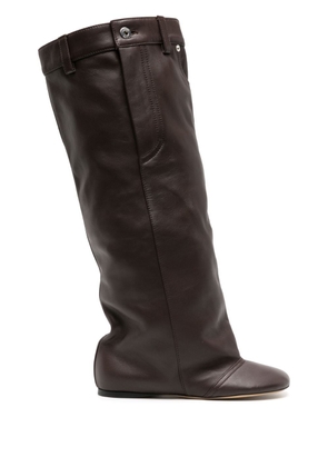 LOEWE Toy leather boots - Brown