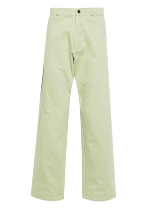 Robyn Lynch piped-trim straight jeans - Green