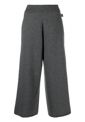 LOEWE cashmere cropped trousers - Grey
