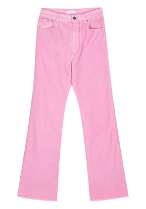 Rabanne mid-rise straight-leg trousers - Pink