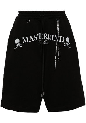 Mastermind Japan Easy logo-print track shorts - Black