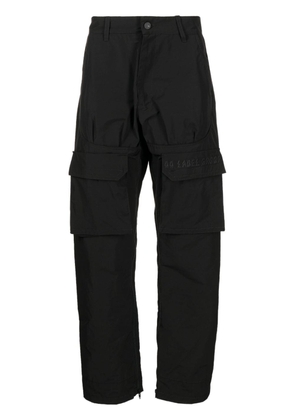 44 LABEL GROUP multi-pocket parachute trousers - Black