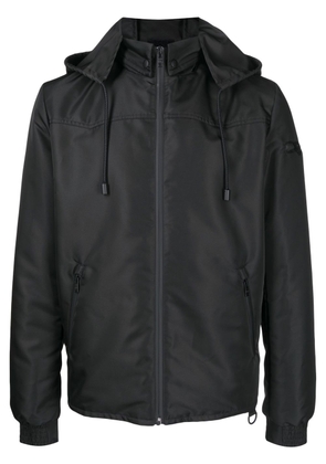 Lanvin graphic-print hooded jacket - Black