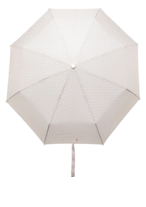 BOSS monogram-print umbrella - Neutrals