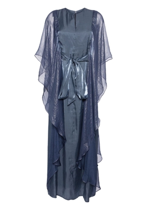 Baruni Nayeli draped kaftan dress - Blue