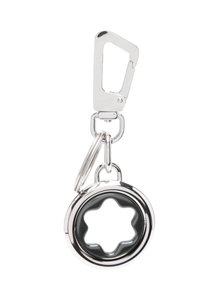 Montblanc Meisterstuck spinning-logo keyring - Silver