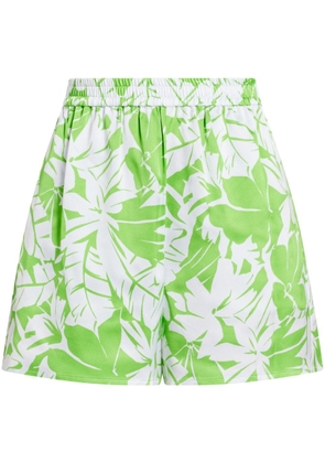 Michael Kors Palm elasticated-waist shorts - Green