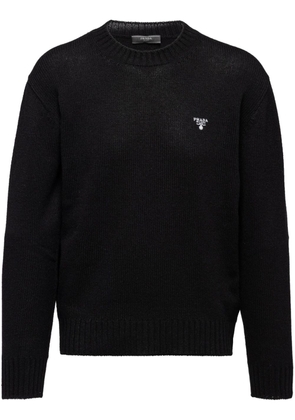 Prada knitted cashmere sweater - Black