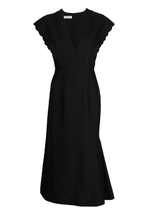 Philosophy Di Lorenzo Serafini V-neck mermaid-silhouette dress - Black