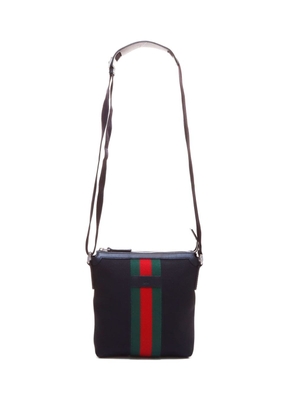 Gucci Pre-Owned Sherry Line canvas shoulder bag - Black