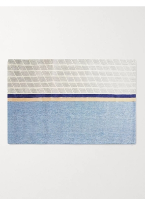 Pieces - Net Patterned Rug, 4' x 6' - Men - Blue