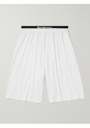 Balenciaga - Wide-Leg Long-Length Swim Shorts - Men - White - XS