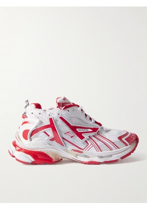 Balenciaga - Runner Nylon and Mesh Sneakers - Men - Red - EU 39