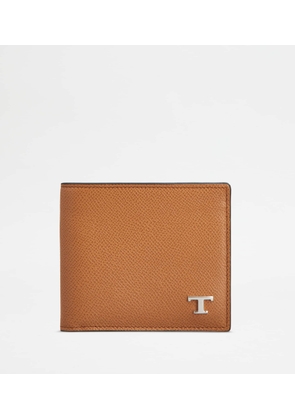Tod's - Wallet in Leather, BROWN,  - Wallets