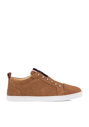 Christian Louboutin F. A.V Fique A Vontade Suede Sneakers