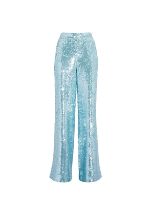 Roland Mouret Sequin-Embellished Tailored Trousers