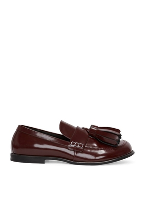 Jw Anderson Patent Leather Tassel Loafers
