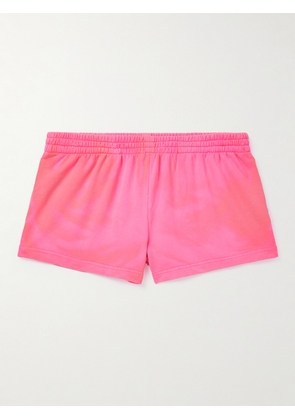 Balenciaga - Straight-Leg Cotton-Jersey Shorts - Men - Pink - XS