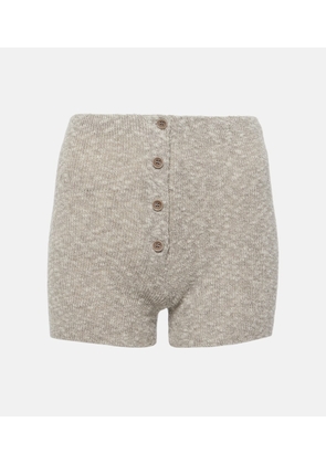 Magda Butrym Knitted linen and cotton shorts