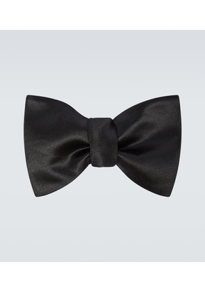 Brunello Cucinelli Silk and cotton satin bow tie