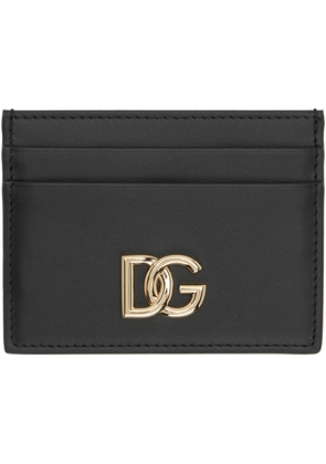 Dolce & Gabbana Black 'DG' Card Holder