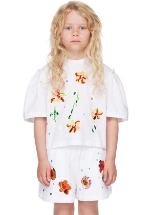 Marni Kids White Sunny Day T-Shirt