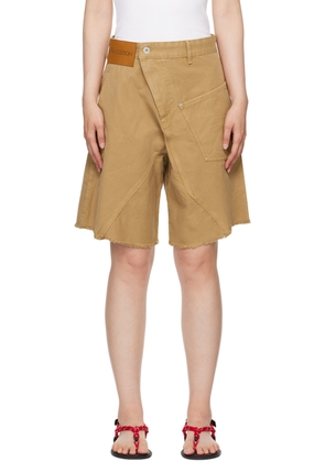 JW Anderson Tan Twisted Shorts