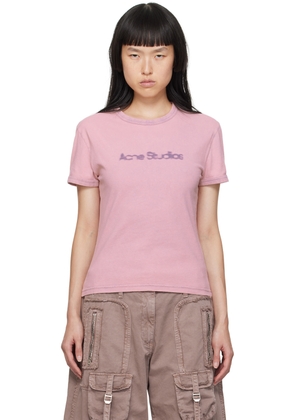 Acne Studios Pink Blurred T-Shirt