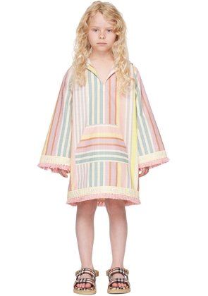 ZIMMERMANN Kids Pink & Yellow Halliday Cover Up