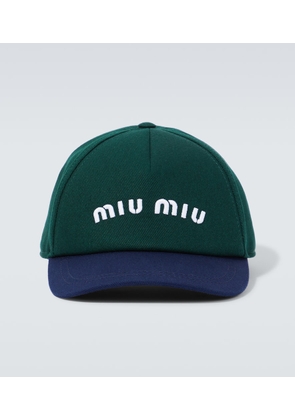 Miu Miu Logo baseball cap