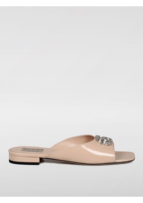 Flat Sandals GUCCI Woman color Nude