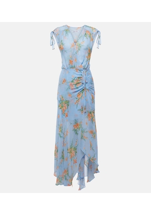 Veronica Beard Dovima floral silk maxi dress