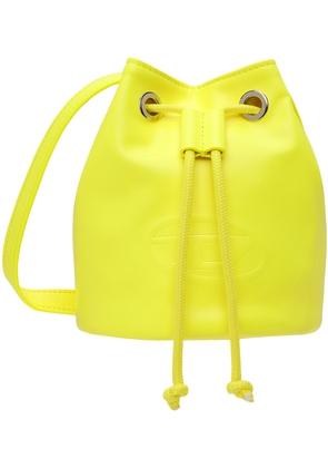 Diesel Kids Yellow Wellty Bucket Bag