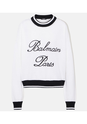 Balmain Balmain Signature embroidered sweater