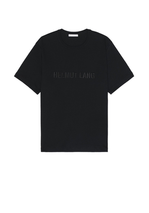 Helmut Lang Logo Tee in Black - Black. Size L (also in M, S, XL/1X).