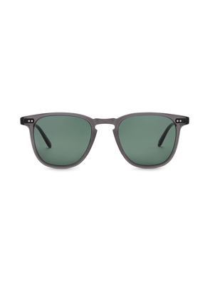 Garrett Leight Brooks Sun Sunglasses in Grey Crystal & Semi Flat Pure - Grey. Size all.