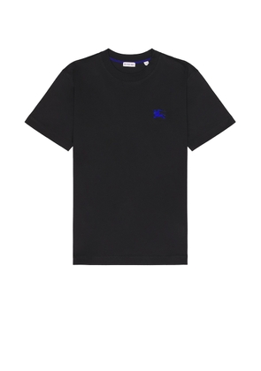 Burberry EKD Embroidered T-Shirt in Black - Black. Size L (also in M, S, XL/1X).
