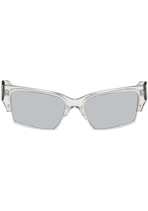 Eckhaus Latta SSENSE Exclusive Gray 'The Club' Sunglasses