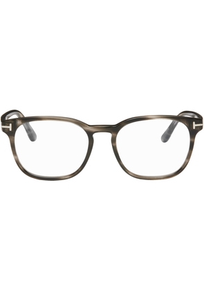 TOM FORD Gray Square Glasses