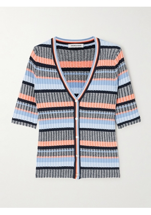 Veronica Beard - Calliope Striped Ribbed-knit Cardigan - Multi - x small,small,medium,large,x large