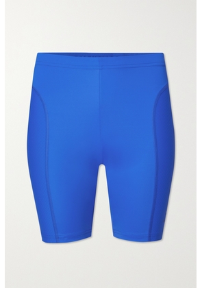 Balenciaga - Paneled Stretch Shorts - Blue - S