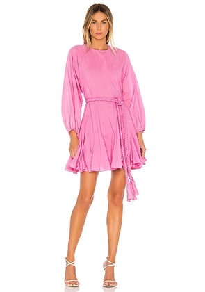 Rhode Ella Dress in Pink. Size L.