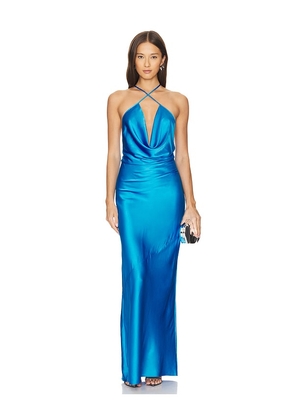 Lovers and Friends Samuel Gown in Blue. Size M, S, XL, XS, XXS.