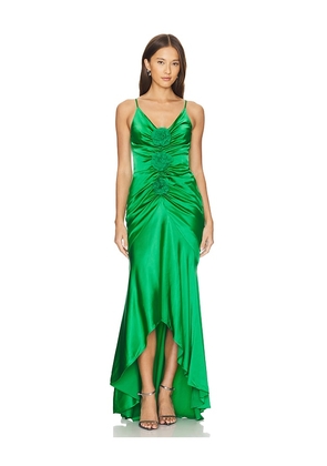 Lovers and Friends Liz Gown in Green. Size M, S, XL, XS, XXS.