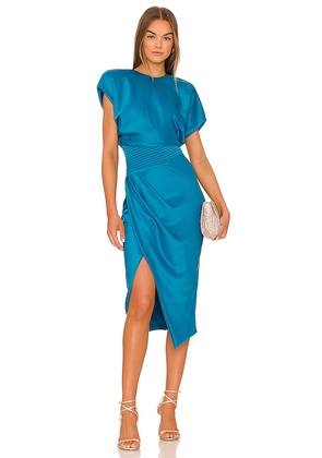Zhivago Bond Midi Dress in Baby Blue. Size 2.