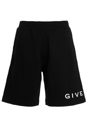 Givenchy Logo Print Bermuda Shorts
