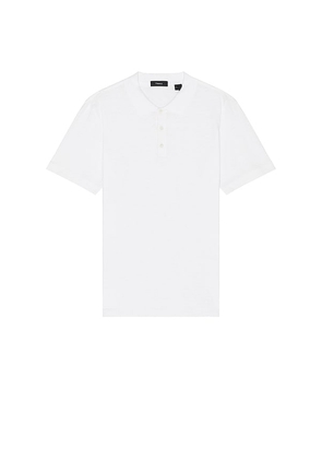 Theory Cosmos Polo in White. Size M, S.