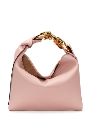 JW Anderson small Chain leather shoulder bag - Pink